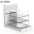 【Original MTOY】JAPAN Electric Food Steamer 11L Large Capacity 3-layer Household Cooker Keep Nutrition 220V 3 Pin plug. 