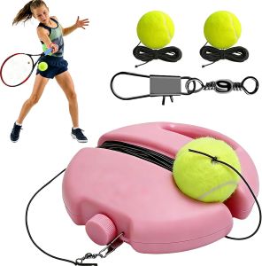 Solo Tennis Trainer Rebound Ball 2026 Upgraded Portable Tennis Practice Wall Tennis Ball On Rope 4 Colors for Solo Practice at Wall Drills Backyard or Park Training