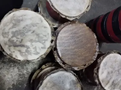 TRỐNG LÂN TRỐNG MÚA LÂN BẰNG GỖ DA TRÂU