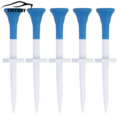Plastic Golf Tees 5pcs Adjustable Golf Tees Lightweight Durable Low Friction Training Aid Compact Size Perfect for Practice and Game – Unbreakable Golf Accessories for Golfers