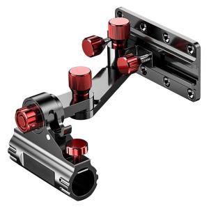 Giá đỡ kiểu cần câu hộp câu cá ghế phong cách tháp pháo đôi hỗ trợ 360 độ xoay hai đầu que Góc ống khung