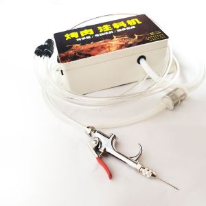 220V Electric Salt Injection Pump Meat Pickling Injector Cured Meat Marinade Seasoning Injection Tool Meat Processor