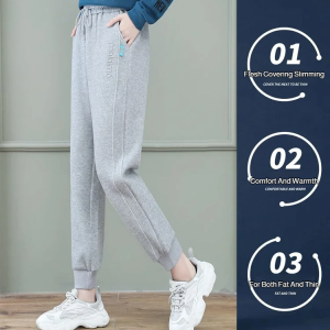 Sportswear Pants Soft Harem Pants Fashion Inclusive Stretchy Legs High-waisted Tummy-tucking Women