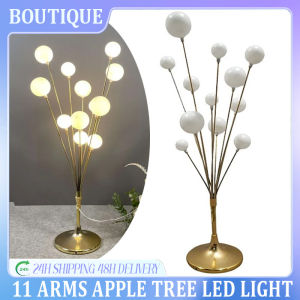 QUIVLOX 11 Arm Apple Tree Shining Road Table Guide Lamps For Modern T Roadlight Stage Props Birthday Party Wedding Decoration