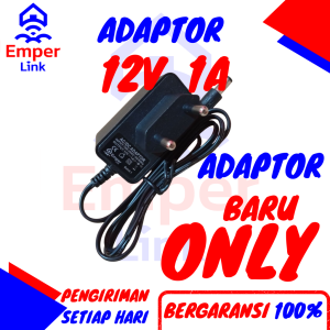 Adaptor 12V 1A Power Adaptor LED CCTV Modem Router 12V1A ampere power