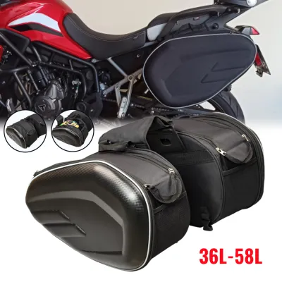 Tas Motor Touring Samping Anti Air Rak Bagasi Sepeda Motor turing Sidebag Oval