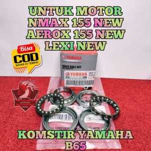 KOMSTIR B65 motor Yamaha NMAX 155 NEW CONNECTED  AEROX NEW 155  Aerox 155 Old / Lama  LEXI 125 n max NEW BEARING KLAHAR STANG KONES COMSTIR mangkok stang konis pirodo kualitas asli original ori ygp