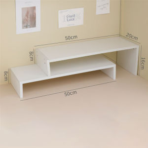 ชั้นวางจอคอมพิวเตอร์ ชั้นว่างคอม ที่วางคอม เพิ่มความสูงของจอมอ เซตลิ้นชัก ชั้นวางคอม