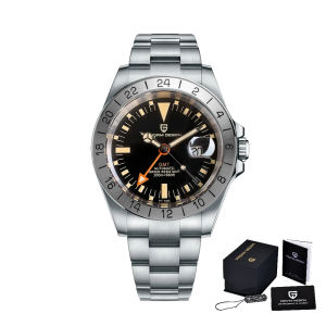 2026 New PAGANI DESIGN GMT Men Automatic Mechanical Watch Classic Retro Watch Stainless Steel 200m Waterproof Clock Reloj Hombre