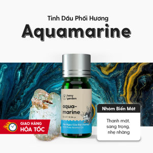 Tinh Dầu Thơm Phối Hương AQUAMARINE (Biển Mát) Mới HENY GARDEN Xông Thơm Phòng Khuếch Tán Làm Nến Thơm Thư Giãn Giúp Dễ Ngủ 10mL