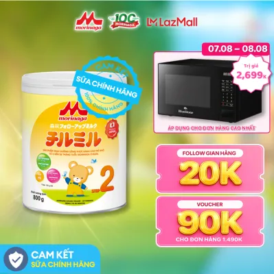 Sữa Morinaga Chilmil số 2 Nhật Bản 800g nhập khẩu chính hãng từ Nhật Bản