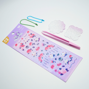 Angel Devil Cute Animals Guka Stickers DIY Keychain Making Kit Lucu Murah Berkualitas