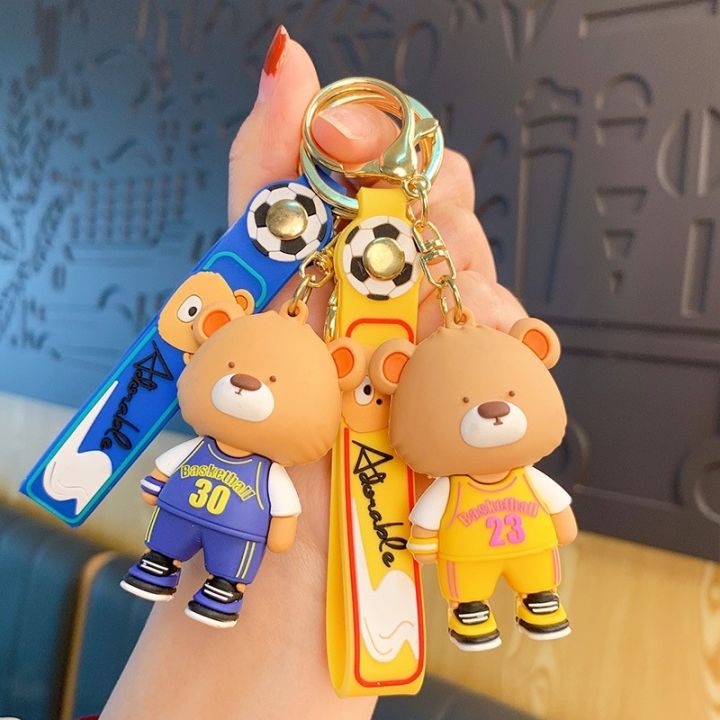 🌼พวงกุญแจ YS152 🌼 พวงกุญแจน้องหมี น่ารัก ใส่ชุดกีฬา สไตล์สปอร์ต เหมาะ ...