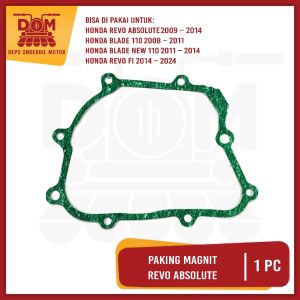 Paking Magnit Revo Absolute (PSP) Packing AJS Magnet Gasket Pak Kalter Kiri Honda Blade New Fi 110