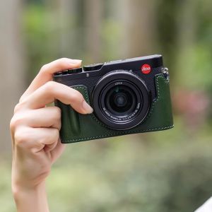 【NEW F】Handmade Leather Case for Leica DLUX8 Handle Case Camera Case Base Leather Accessories Genuine Leather Protective Case