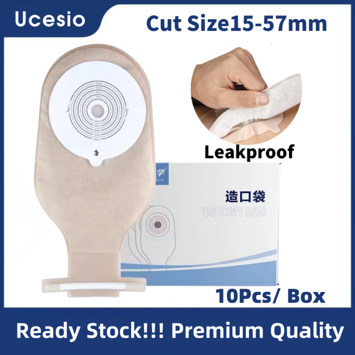 10pcs/ box Colostomy Stoma Bag 57mm Ileostomy Ostomy Pouch Fistula Bags