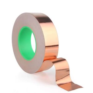 3~50mm *20M Double Sided Conduct Copper Foil Tape Mask Electromagnetic Shielding Double Side Conductive Copper Foil Tape