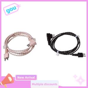 gou 1pc standard 2pin cable for body aids hearing aid receiver wire cord