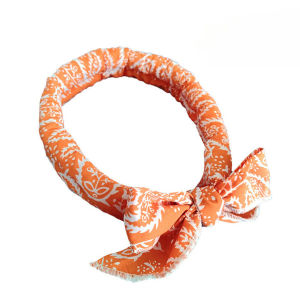 Jin.Lucky ผ้าพันหัวพิมพ์ลายใบไม้ผ้าให้ความเย็น ผ้าพันหัวอเนกประสงค์สำหรับข้อมือ พร้อมส่ง