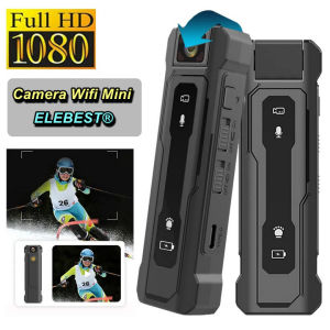 Camera Wifi Mini Cài Áo ELEBEST CMOS FullHD 1080P Tặng Kèm Thẻ nhớ 32Gb - WorldMart