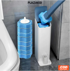 Plazakid Sikat Toilet Kamar Mandi Wand Kit with Holder Disposable 8 PCS