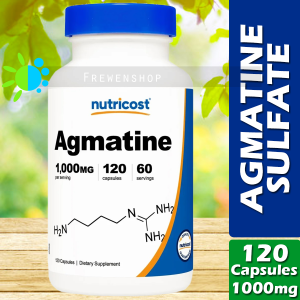 AGMATINE SULFATE 1000mg (per Serving) x 120 Capsules Supplement