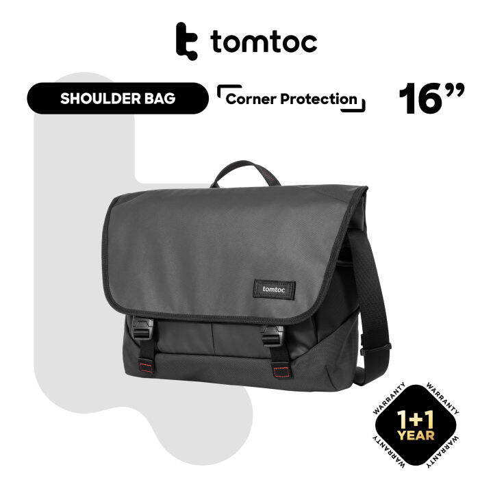 tomtoc 16 Inch Casual Laptop Shoulder Sling Bag MacBook Pro M1