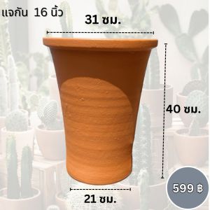 กระถางดินเผาทรงแจกันสูง เคลือบสีกันเชื้อราอย่างดี เหมาะกับการปลูกต้นไม้ภายในหรือกลางแจ้งได้ มี 3 ขนาดให้เลือก งานเนื้อดี สวย เหมาะกับการแต่งบ้านและสวน