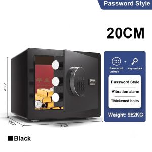 [SG Stock] Fingerprint Password Safe Box Safe Office Safe All-Steel Safe Anti-theft Safe Key Safe