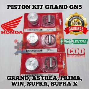 PISTON KIT GRAND GN5 0.50 GRAND ASTREA PRIMA WIN SUPRA SUPRA X BERKUALITAS ASLI ORIGINAL HONDA