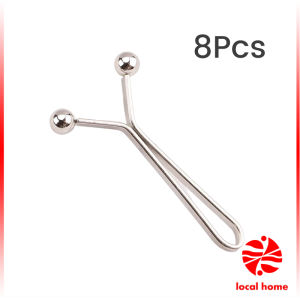 Thaihome 8ชิ้น/set คลิปกิ๊ฟยึดเอว แบบโลหะเพื่อลดขนาดเอว DIY ปรับรอบเอว / ขากางเกง waist invisible clip