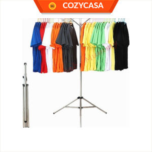 【COZYCASA】Stainless Steel Clothes Rack Space Saving Easy Storage