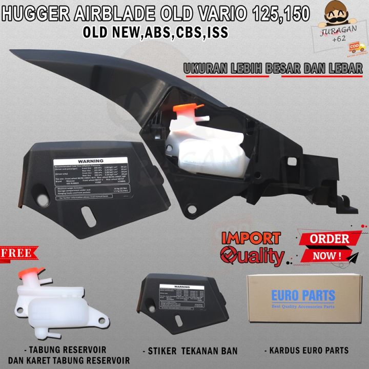 HUGGER VARIO 125 150 ABS CBS ISS OLD NEW MEREK EURO IMPORT QUALITY SPAKBOR KOLONG HUGER HAGER AIR BLADE