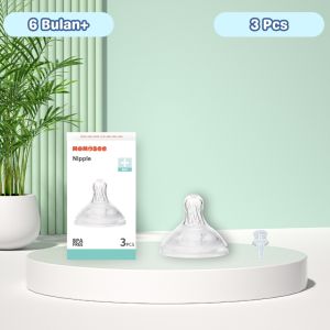 Momosee 3in1 Botol Susu Bayi PP Wide Neck Multipurpose Bottle Dot Sippy Straw BPA Free BB19 BB22