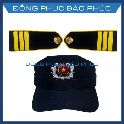 Combo cầu vai và nón đồng phục bảo vệ - đồng phục bảo vệ chuyên nghiệp giá rẻ - mua chung tiết kiệm
