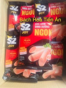 Xúc Xích Bắp Dinh Dưỡng S2 YOY bịch 210g ( 6 cây )  Công Thức Độc Quyền 100% thịt chuẩn ATVSTP