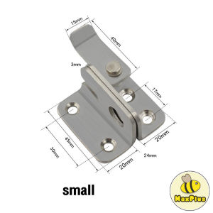 MaxPlus Stainless Steel Safety Hasp Door Lock for Bathroom Bedroom Door Catch Latch