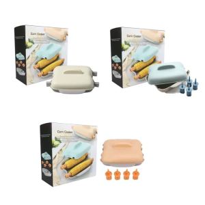 Kirilgu Microwave Corn Steamer For Quickly And Easy Cooking Durable PP Materials Vegetable Steamer Perfect For Busy Lifestyles 8K3Q7