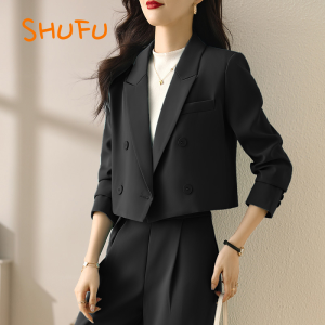 SHUFU 2619 Ready Stock long sleeve blazer for women korean style casual plain office tops plus size
