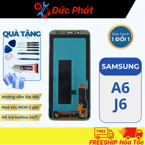 Màn Hình THAY THẾ SAMSUNG A6 (A600) J6 2018 Chuẩn New (Tặng kèm keo dán & bộ sửa)