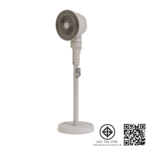 [3 Years warranty] IRIS OHYAMA  STAND FAN MICROCOMPUTER TYPE พัดลมตั้งพื้น พัดลมหมุนเวียนอากาศ แรงลมทรงพลัง ไอริส โอยามะ IRIS OHYAMA รุ่น STF-AC15T แบบมีรีโมทคอนโทรล