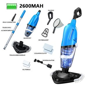 Handheld Cordless Pool Vacuum for above ground swimming pools spa centers with strong suction