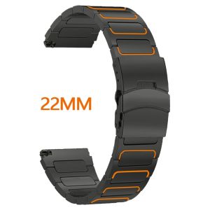 22mm Titanium Strap for Amazfit Balance GTR 4/3/2 Luxury Business Band Bracelet for Huawei Watch GT7 GT6 Pro GT5 46mm Ultimate2026