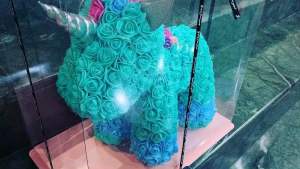 Lovely Unicorns Gift Box Colorful Pink Tiffany Blue White Blue Lights Special Gift Surprise Birthday Anniversary All Occasion Florist Delivery KL Selangor Unicorns Lovers Foam Flowers 独角兽礼盒 多色可选 生日 特别节日 礼物 惊喜 Hari Jadi Hadiah Berwarna-warni Kotak Lampu