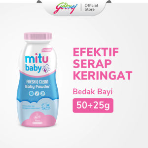 MITU BABY Powder 200+100gram > 100+50 gr > 50+25gr Fresh & Clean Bedak Tabur Bayi