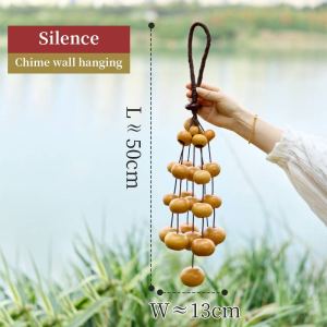 ธรรมชาติน้ำเต้าสตริงจริงมือหมุนลมระฆังจี้ร้านค้าห้องนั่งเล่นทางเดินผนังเครื่องประดับทอมือสร้างสรรค์ประตูเครื่องประดับลาน