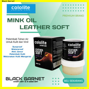 COLOLITE Mink Oil Leather Soft  Semir Sepatu Pelembab & Melembutkan Sepatu Kulit Premium Pria Wanita Yang Sudah Mengeras dan Kaku