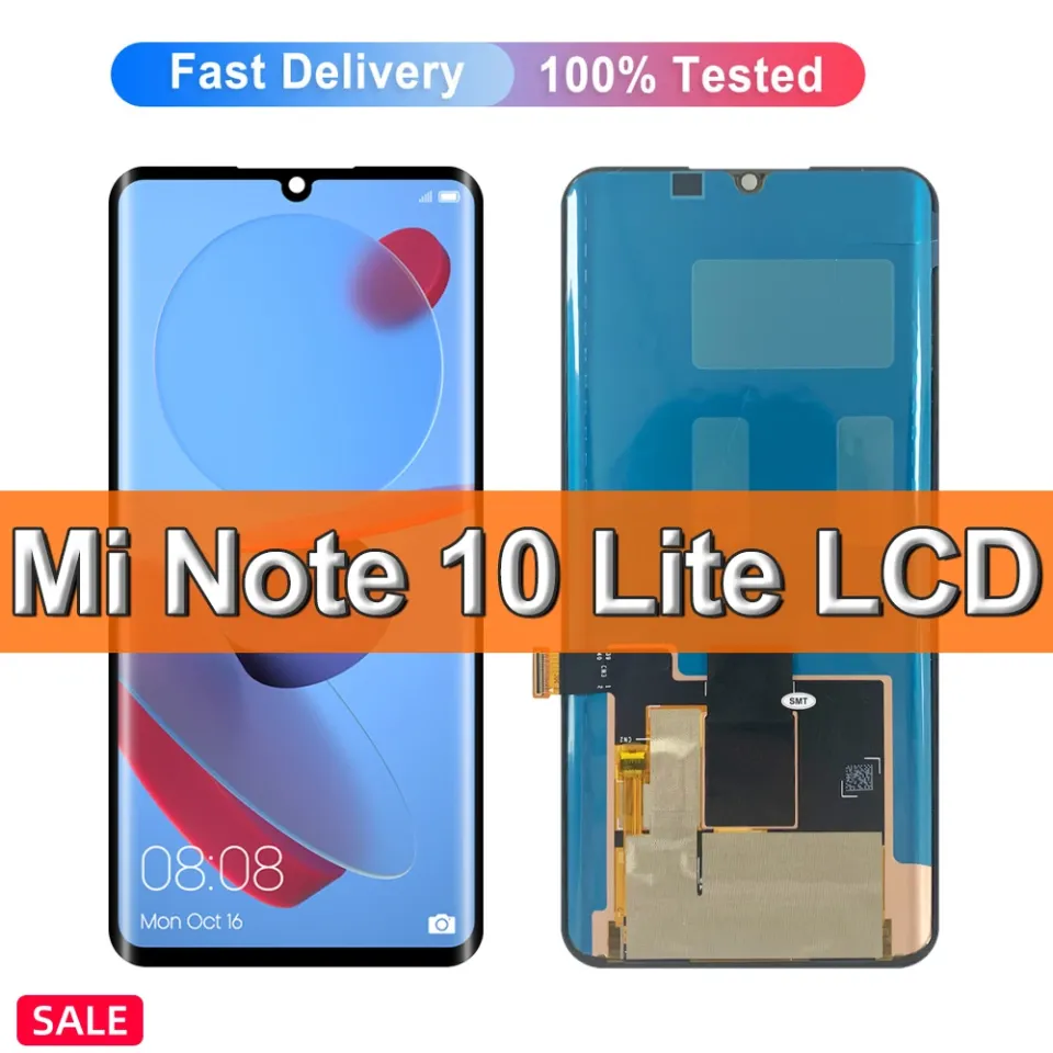 Écran LCD + Vitre Tactile Pour Xiaomi Mi Note 10 Lite - Blanc, Neuf Avec Garantie