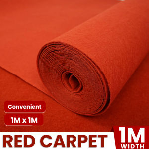 2.5M Red Carpet Wedding Carpet Custom Length Aisle Runner Indoor Outdoor Decoration Carpet Event Party Wedding Rug
