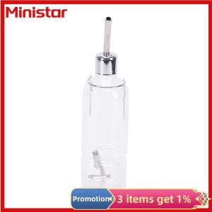 Ministar Little Pet Rat Water Drinking Bottle Hamster Rabbit Dispenser Cylindrical Feeder